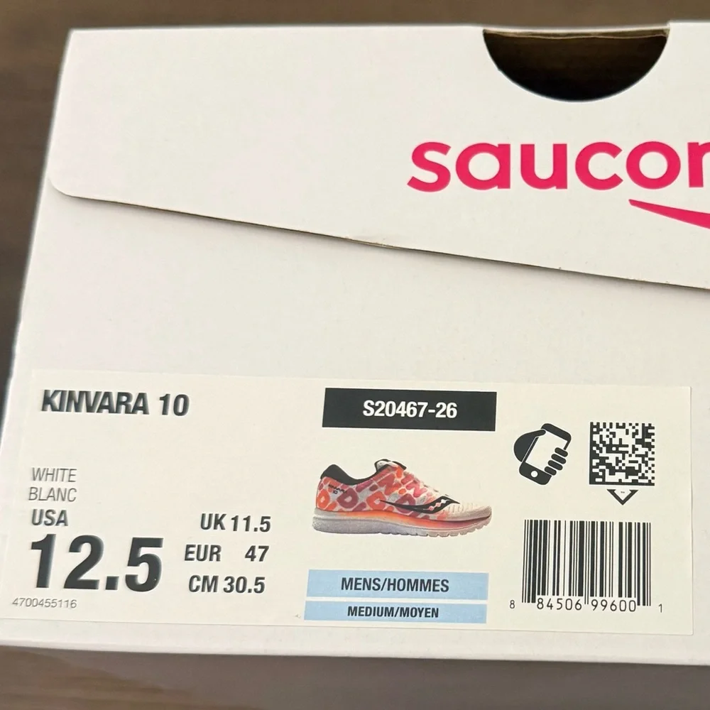 Saucony Dunkin’ Donuts Men’s Kinvara 10 Running Athletic Shoes Size 12.5